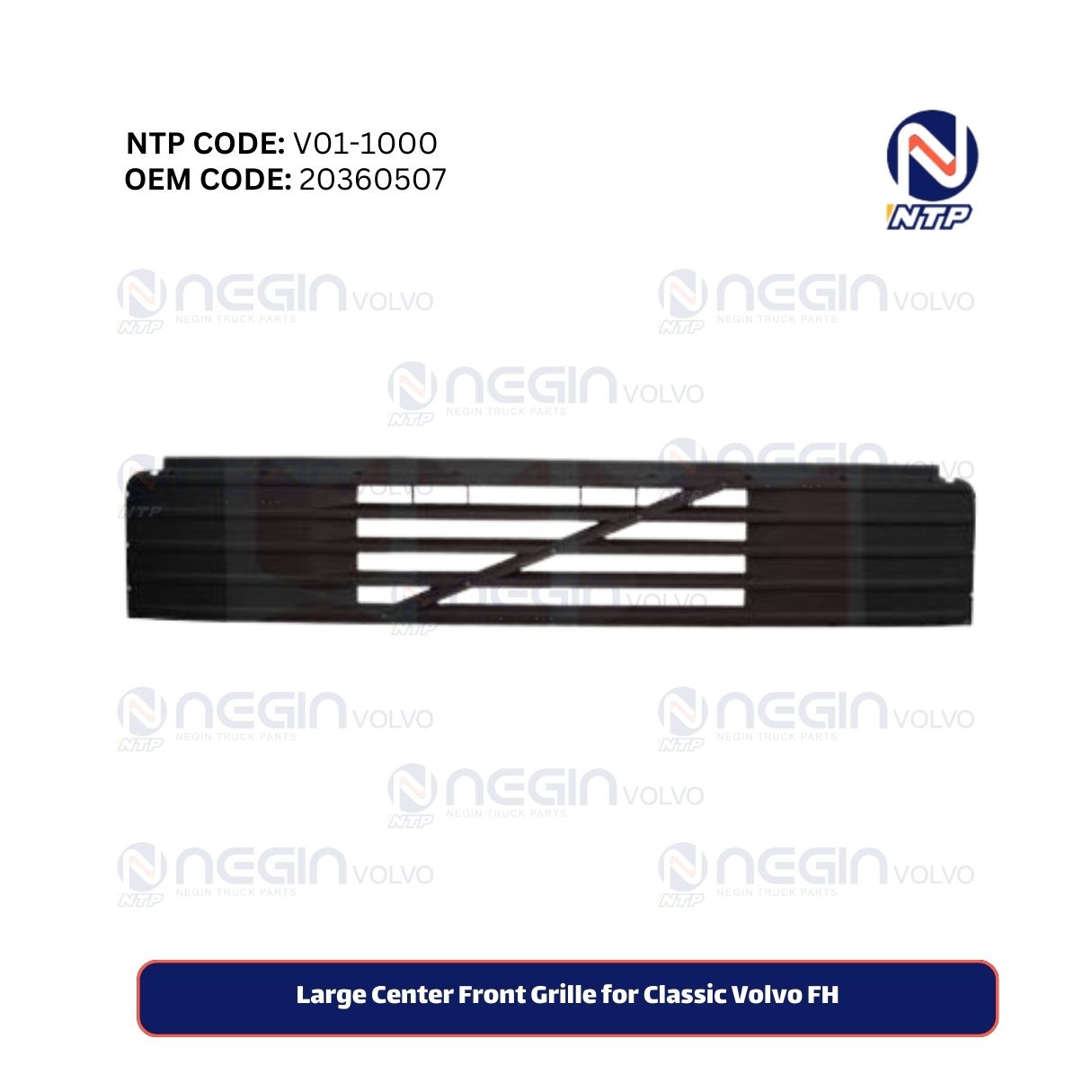 Large Center Front Grille for Classic Volvo FH Large Center Front Grille for Classic Volvo FH