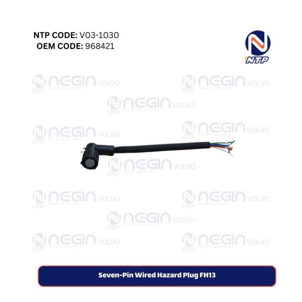 Seven-Pin Wired Hazard Plug FH13 | Part Number 968421