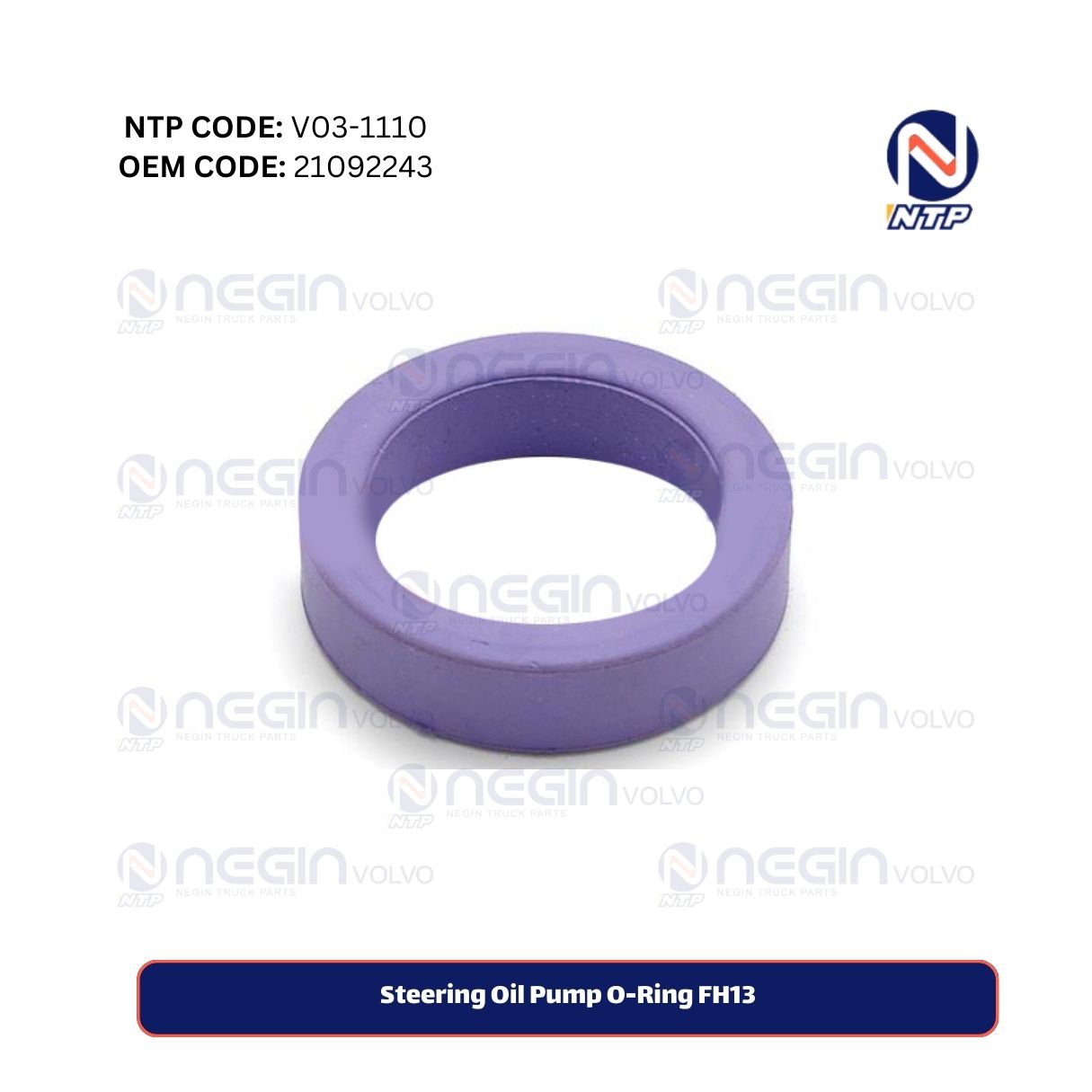 Steering Oil Pump O-Ring FH13 Steering Oil Pump O-Ring FH13