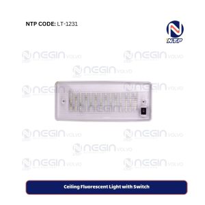 Ceiling Fluorescent Light with Switch