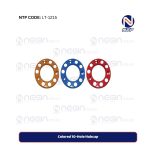 Colored 10-Hole Hubcap