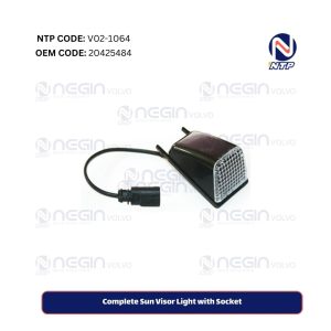 Complete Sun Visor Light with Socket