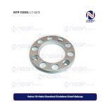 Volvo 10-Hole Standard Stainless Steel Hubcap