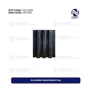 6 cm under-beard shutter tray