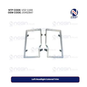 Left Headlight Colored Trim
