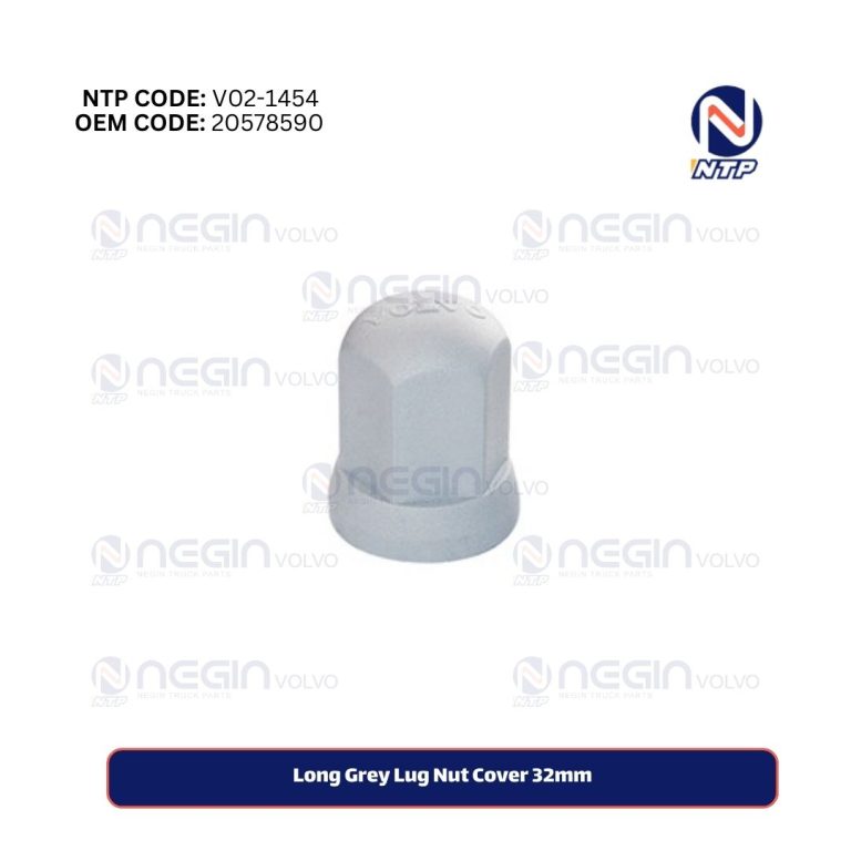Long Grey Lug Nut Cover 32mm