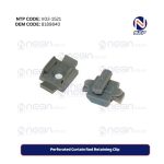 Perforated Curtain Rod Retaining Clip