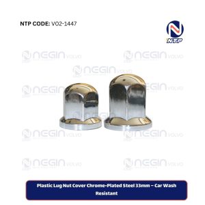 Plastic Lug Nut Cover Chrome-Plated Steel 33mm – Car Wash Resistant