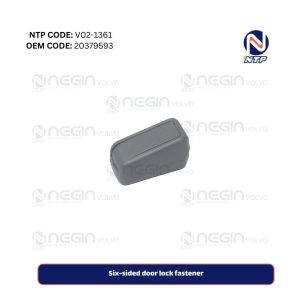 Six-sided door lock fastener