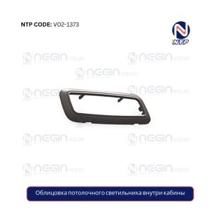 Облицовка потолочного светильника внутри кабины