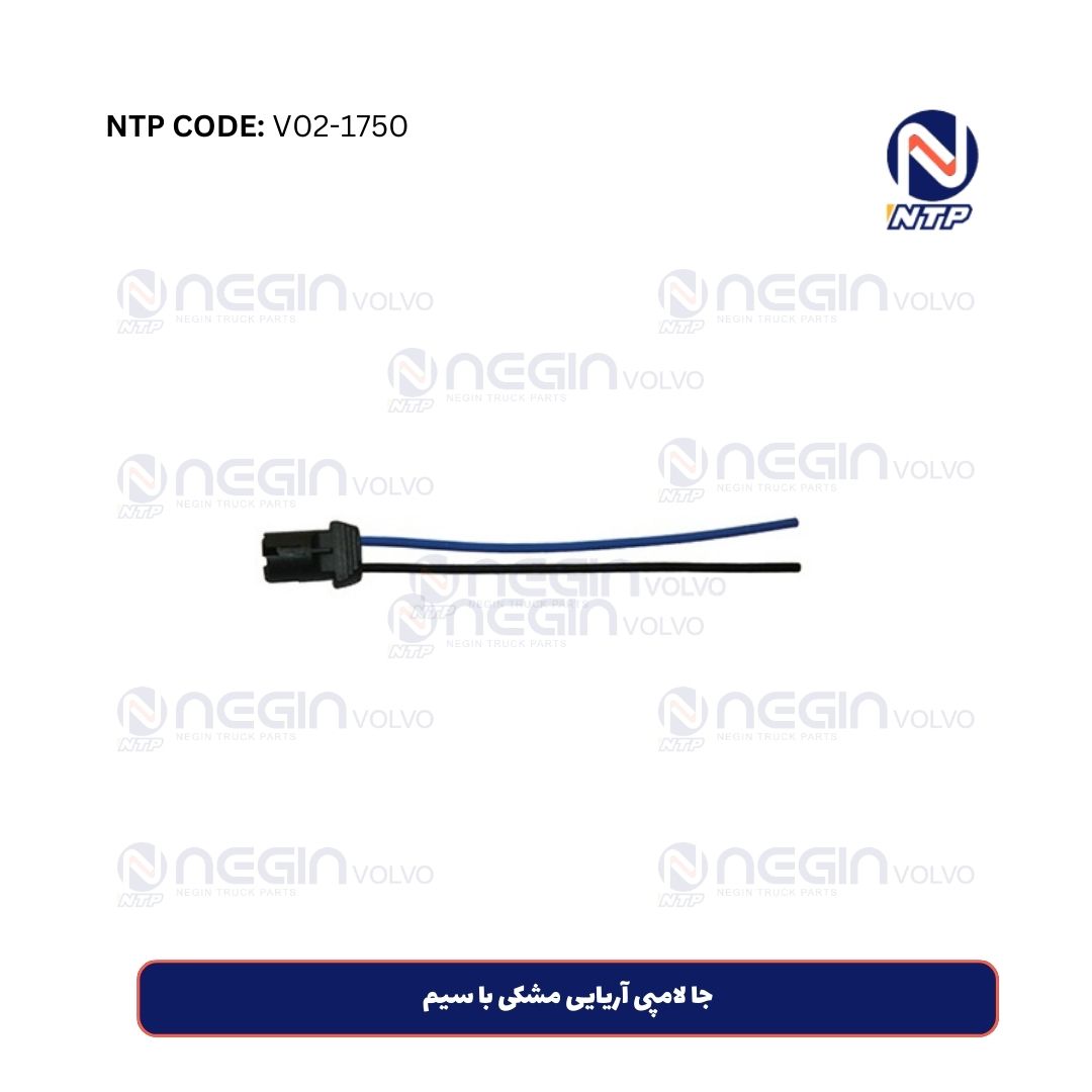 جا لامپی آریایی مشکی با سیم جا لامپی آریایی مشکی با سیم