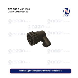 7-Pin Rear Light Connector with Wires – FH Series