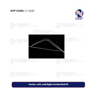 Center, Left, and Right Curtain Rod FH