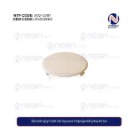 Белая круглая заглушка передней решетки