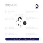 Bolt, Nut, and Clamp for Headlight Protective Mesh