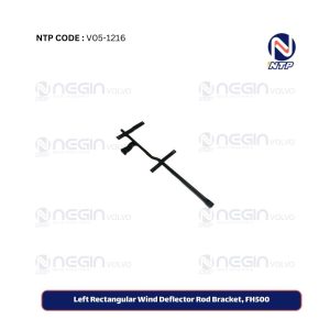 Left Rectangular Wind Deflector Rod Bracket, FH500